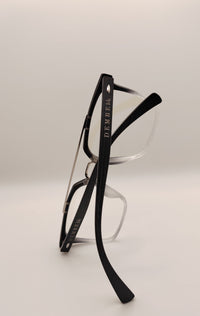 Acetate Black & Transparent DEMBEbk Eyewear