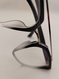 Acetate Black & Transparent DEMBEbk Eyewear